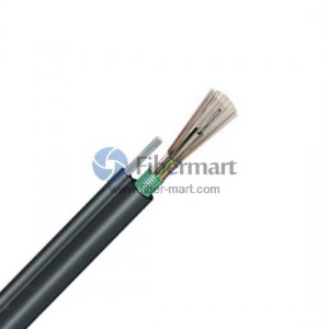 8 Fibers 62.5/125μm Multimode Single Armor Stranded Loose Tube Steel Wire Strength Waterproof Figure 8 Self Supporting Outdoor Cable GYTC8S