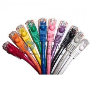 3m CAT5e Unshielded Twisted Pair (UTP) patch cable w/moulded boots 10 colors optional