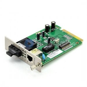 20km 10/100M Dual Fiber 1310nm Centralized Management Card Type Media Converter