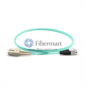 FC-SC Duplex OM3 50/125 Multimode Fiber Patch Cable FC-SC Duplex OM3 50/125 Multimode Fiber Patch Cable