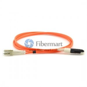 8m VF45-LC 50/125um OM2 MM Duplex Fiber Patch Cable