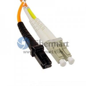 LC/UPC-MTRJ/UPC Duplex Multimode 100/140um 3.0mm Fiber Patch Cable