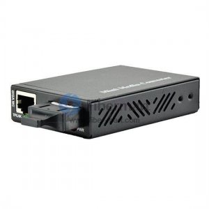 10/100/1000M Dual Fiber 1310nm 40km External Power Supply Mini Gigabit Media Converter
