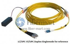 ST/APC-LC/APC Duplex Single-mode (9/125) Tracer fiber patch cord