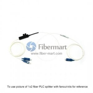 2x2 Fiber PLC Splitter with Fan-out Kits