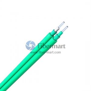 OM4 50/125μm Multimode Duplex Zipcord Tight Buffer Riser Indoor Fiber Optic Cable