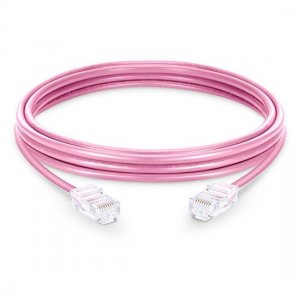Cat5e Nonbooted Unshielded (UTP) Ethernet NetworkPatch Cable, Pink PVC, 10m (32.81ft)