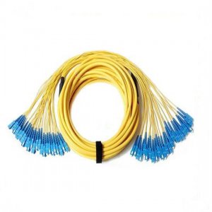 30M SC UPC to SC UPC 9/125 Single Mode 24 Fiber MultiFiber PreTerminated Cable 2.0mm PVC Jacket
