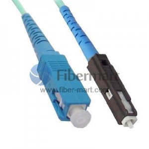 SC-MU Simplex OM4 50/125 Multimode Fiber Patch Cable