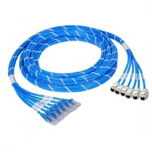 5m (16.4ft) 24 Jack to 24 Plug CAT6A Shielded PreTerminated Copper Trunk Cable