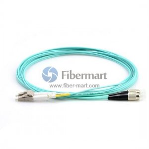 FC-LC Duplex OM3 50/125 Multimode Fiber Patch Cable