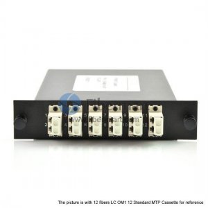 12 Fibers Multi-mode OM1 LC/SC/ST/FC 12 Strands MPO LGX Cassette