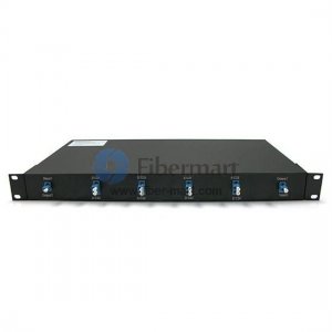 2 channels 1RU Rack Mount Simplex DWDM OADM East-and-West