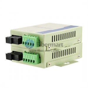 Industrial RS-485/RS-422 to Single-mode Simplex Fiber Converter, 1310nm/1550nm 20km