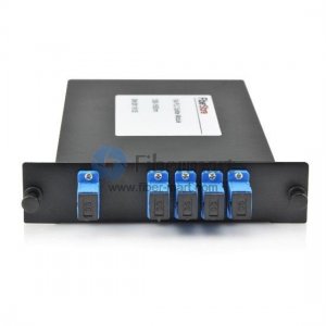 1x4 Fiber PLC Splitter with Standard LGX Metal Box