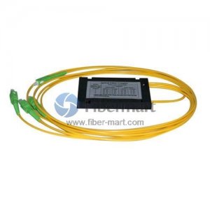 1x3 FBT Splitter Singlemode Three Window Fiber Splitter with ABS Box