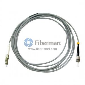 ST/UPC to LC/UPC Simplex Multimode 50/125 OM2 Armored Patch Cable
