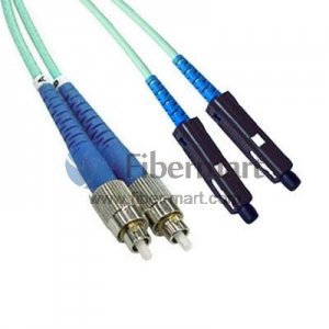 FC-MU Duplex OM3 50/125 Multimode Fiber Patch Cable