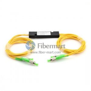 2x2 FBT Singlemode Single Window Fiber Splitter with ABS Box