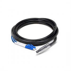 IP67 Harsh Environment OptoElectronic Hybrid Waterproof Type (Socket) to LC/SC/ST/FC Fiber Optic Patch Cable
