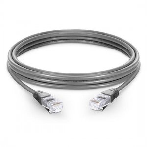 Cat5e Snagless Unshielded (UTP) Ethernet Network Patch Cable, Gray LSZH, 10m (32.81ft)