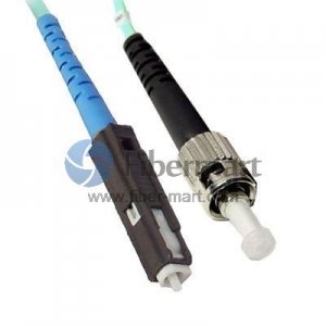 MU-ST Simplex OM3 50/125 Multimode Fiber Patch Cable