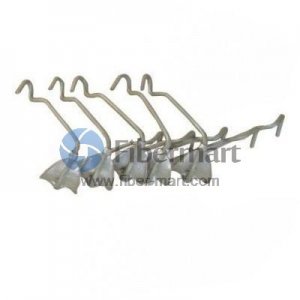 Hot-dip galvanized aluminum cable hook 25mm type, 2500pcs/pack