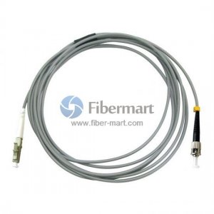 ST/UPC to LC/UPC Simplex Multimode 62.5/125 OM1 Armored Patch Cable