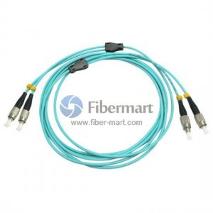 FC/UPC to FC/UPC Duplex OM3 50/125 Multimode Armored Patch Cable
