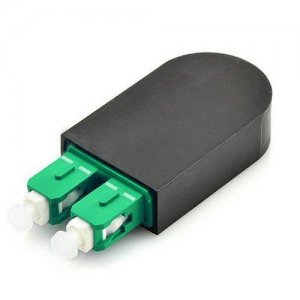 SC/APC Duplex PVC 9/125 Singlemode Fiber Loopback