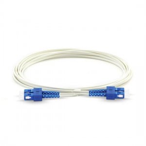 Duplex Singlemode 9/125 OS2, KFRP Strength Member, LSZH Indoor FTTH Fiber Patch Cable