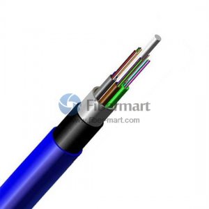 24 Fibers Single-mode Single Armor Double Jackets Flame-retardant Mining Fiber Optic Cable-MGTSV