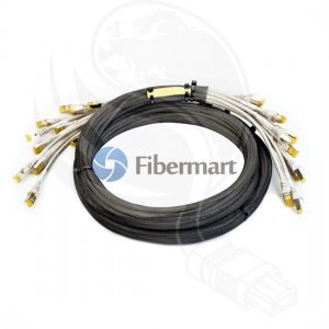7m (23ft) 24 Jack to 24 Jack CAT6A Unshielded PreTerminated Copper Trunk Cable