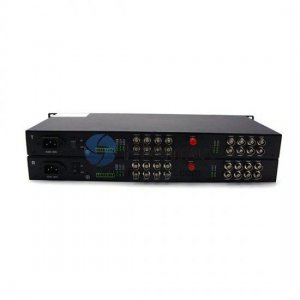 16 Channel Video & 16 Simplex Forward Audio to Fiber SM 20km Optic Video Multiplexer