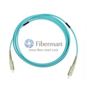 SC/UPC to SC/UPC Simplex OM3 50/125 Multimode Armored Patch Cable