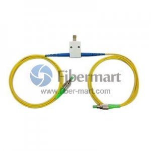 ST/UPC to ST/UPC Variable Fiber Optic VOA In-Line Attenuator 0-30dB