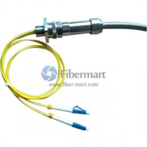 Tactical Plug to Plug Fiber Optics Cable Connector