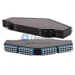 144 Ports SingleMode 24-fibers MPO/MTP Ultra High Density 1U Rack