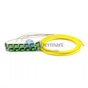 24 Ports SC Pre-terminated Fiber Adapter Panel with Fiber Pigtail