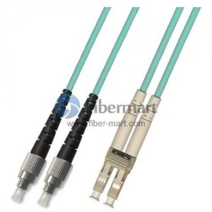 FC equip to LC Multimode OM3/OM4 50/125 Mode Conditioning Patch Cable