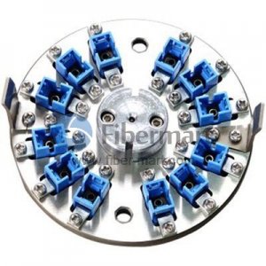 Polishing Fixture/Holder for SC/UPC 12 Connectors - Complete