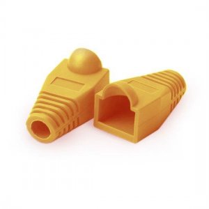 RJ45 Snagless Boot Cover 8.0mm OD Orange, 50/Pack