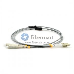 SC/UPC to LC/UPC Duplex Multimode 50/125 OM2 Armored Patch Cable