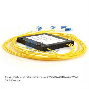 9 channels ABS Pigtailed Module Simplex CWDM OADM East or West