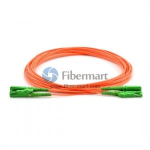 E2000-E2000 Duplex OM2 50/125 Multimode Fiber Patch Cable