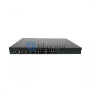 Enhanced full-managed Ethernet POE Switch with 16 100M ports and 2 gigabit ports