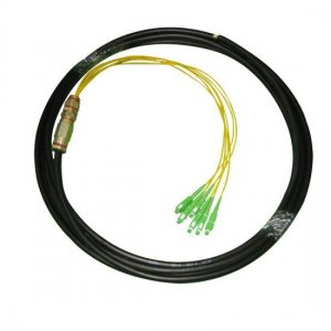 6 Fiber Singlemode 9/125 FC/SC/ST/LC Waterproof Fiber Optic Pigtail