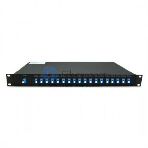 18 channels, 1RU Rack Mount, Simplex Uni-directional, CWDM Demux