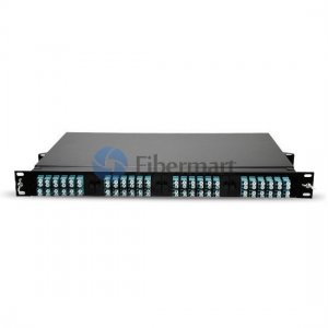 96 Ports Loaded LC FAPs 1RU Rack Mount Fiber Patch Panel Panduit FMT1 Compatible