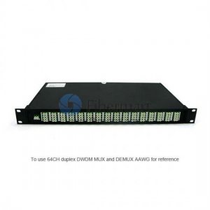64 channels, 1RU Rack Mount, Duplex, Thermal AWG, DWDM Mux & Demux